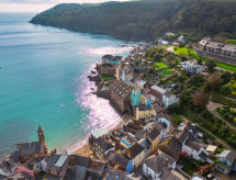 Blue Monkey: Ruim zeehuis voor 10 in Kingsand, op 100m van het strand - thumbnail 1