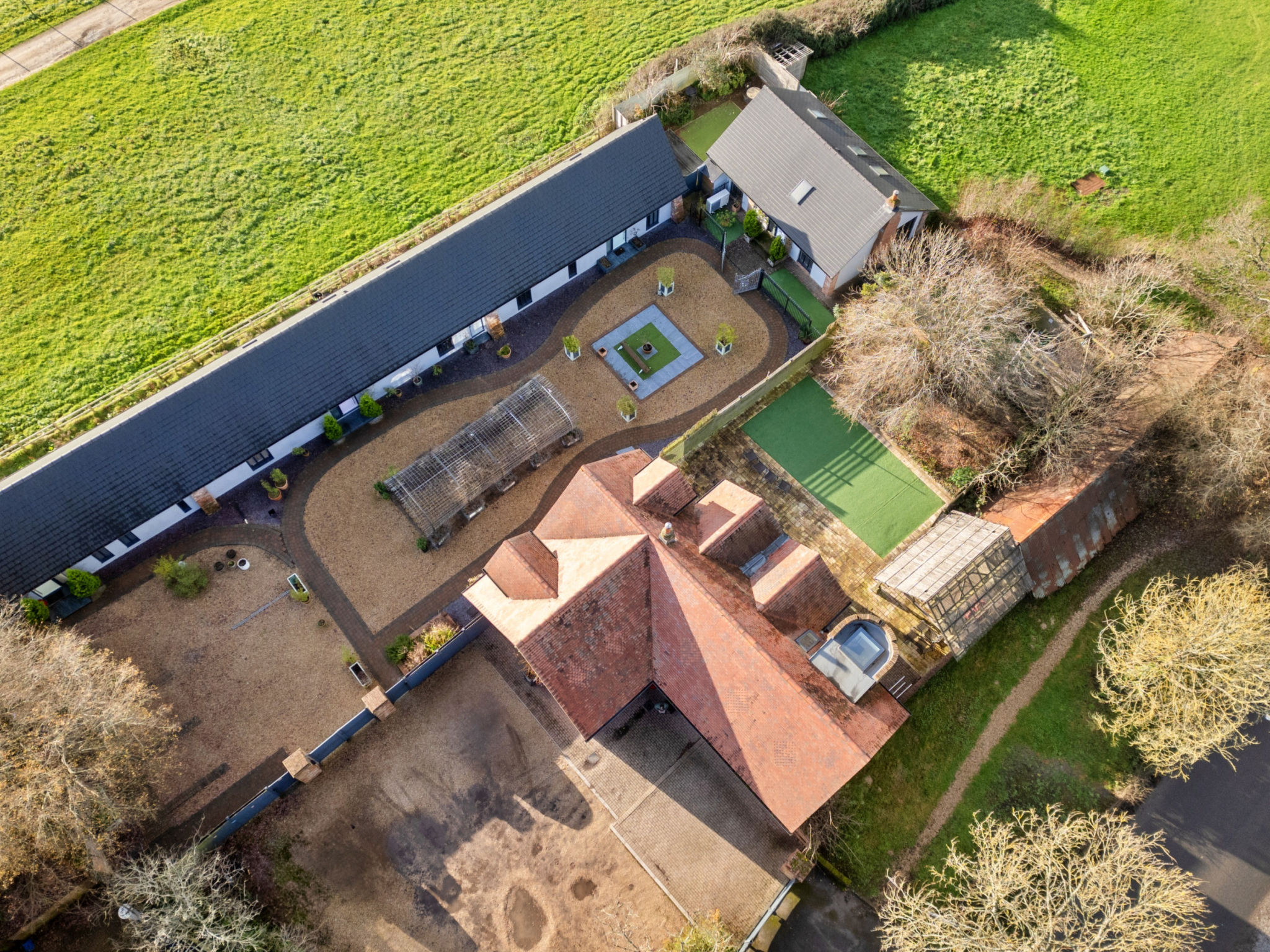 Pig Cottage at Dairy Cottages - Dehors