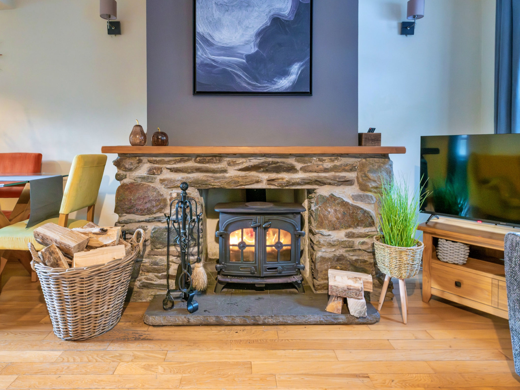 Riverstone Cottage - Binnen