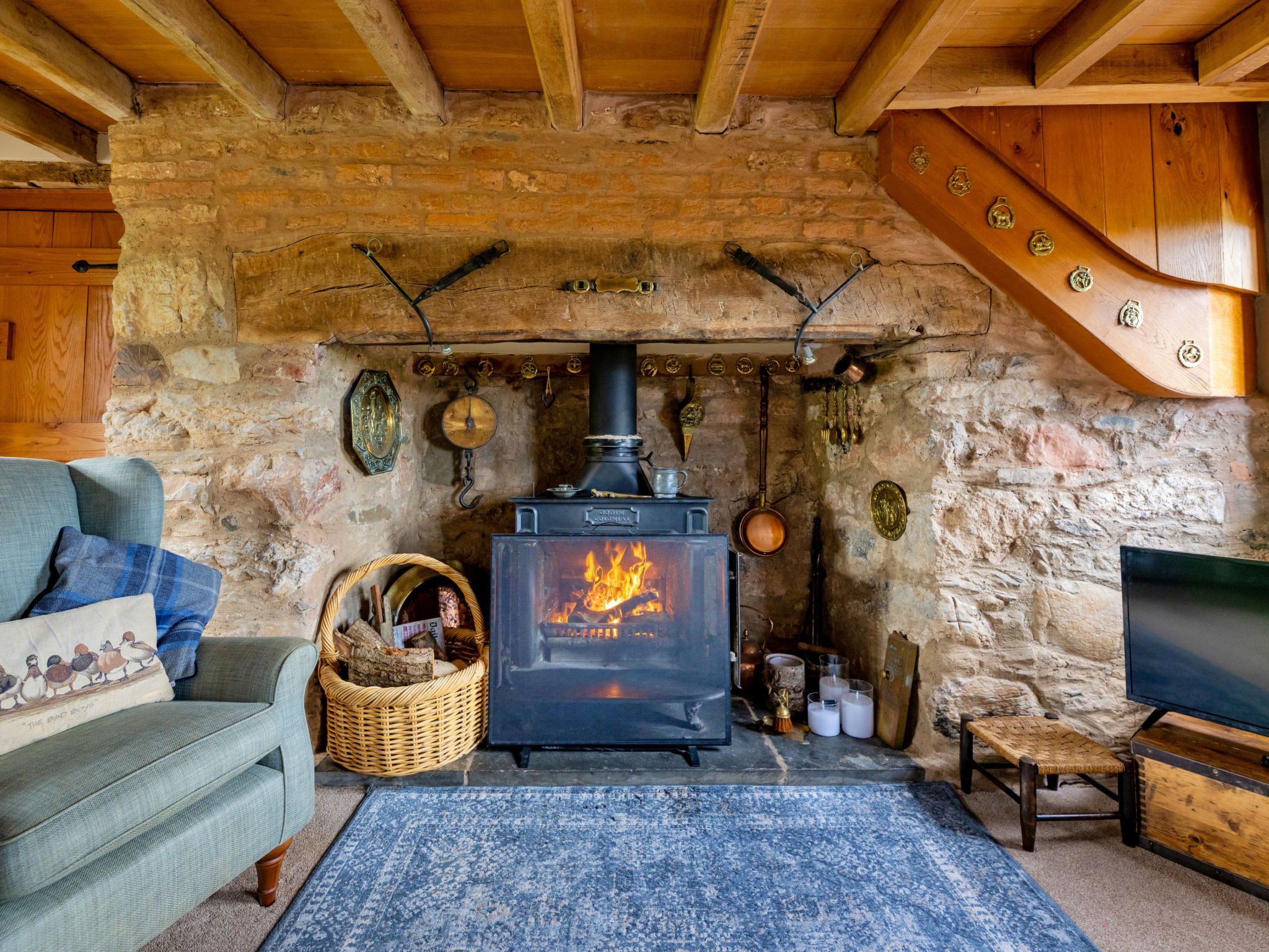 Waen Farm Cottage - Binnen