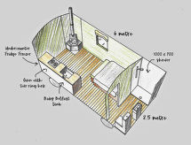 Knusse Shepherds Hut 'Joan' voor 2 personen met tuin bij Pwllheli - thumbnail 3
