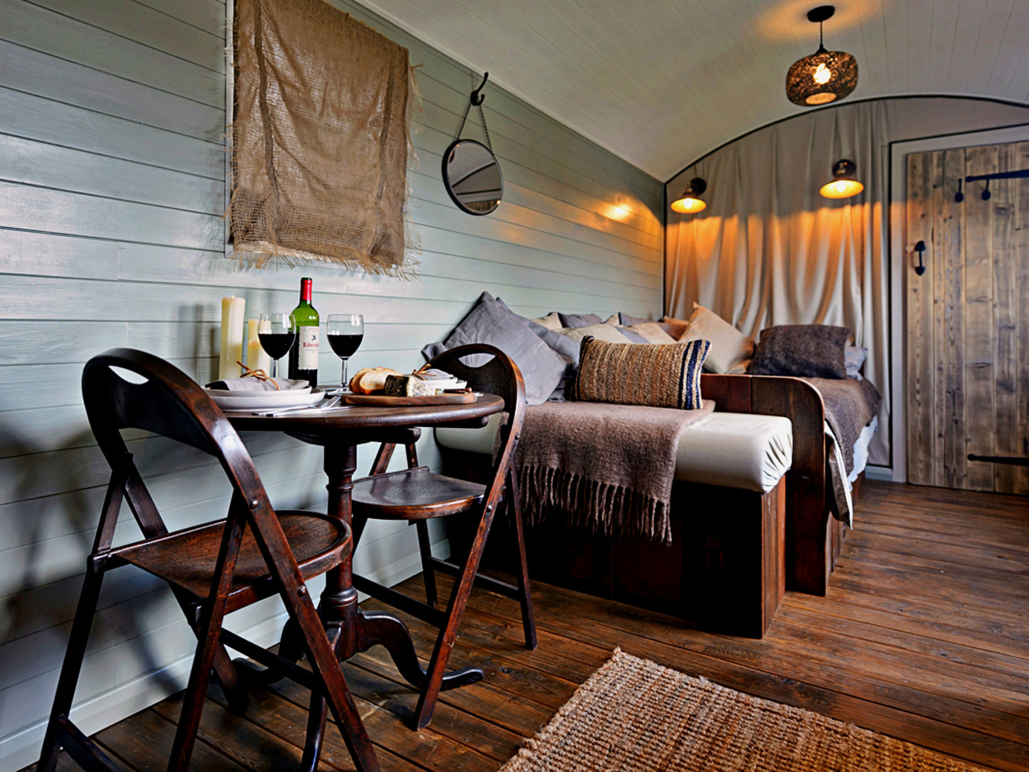'Joan' Shepherds Hut-Drinnen