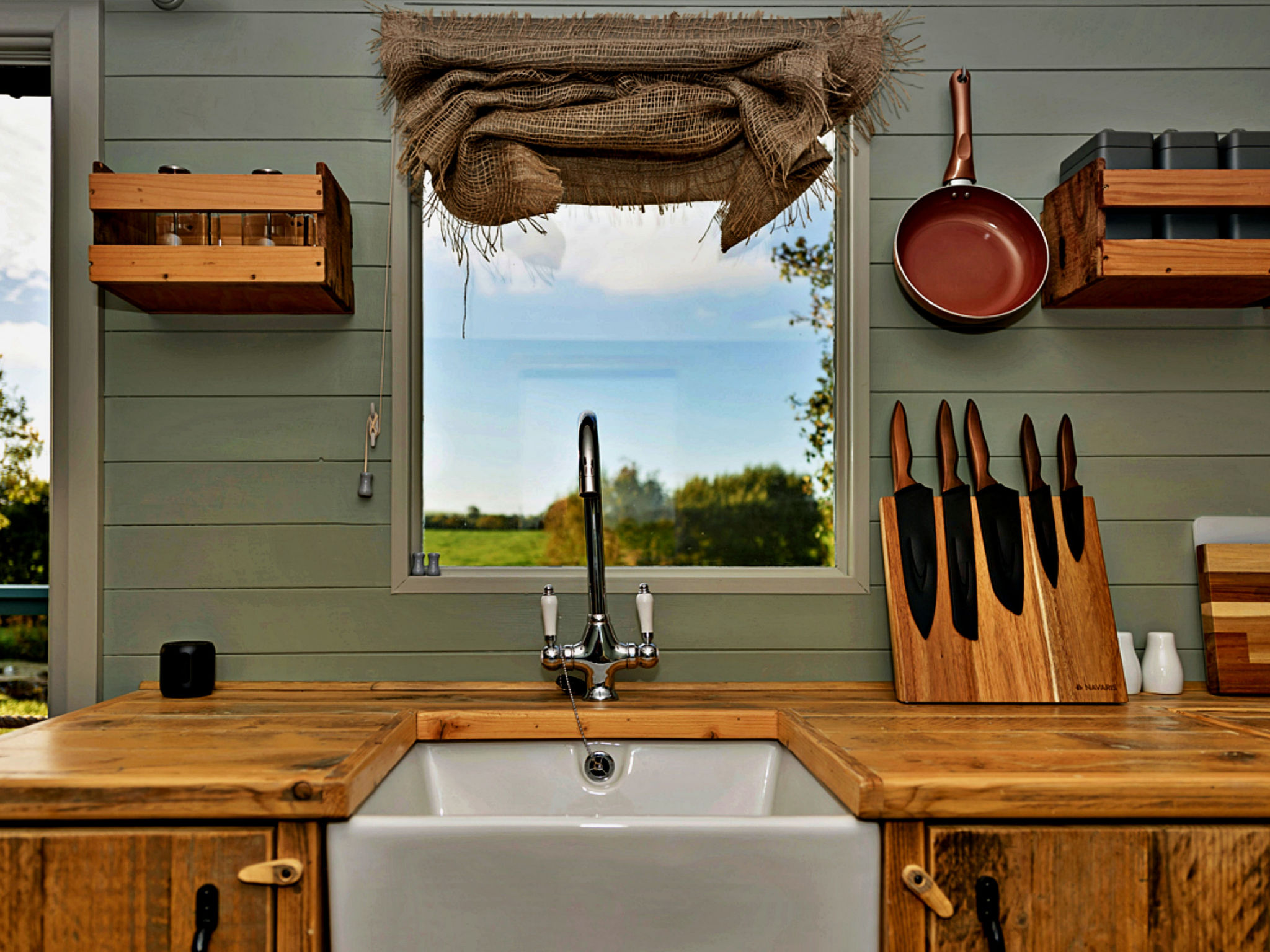 'Joan' Shepherds Hut-Drinnen