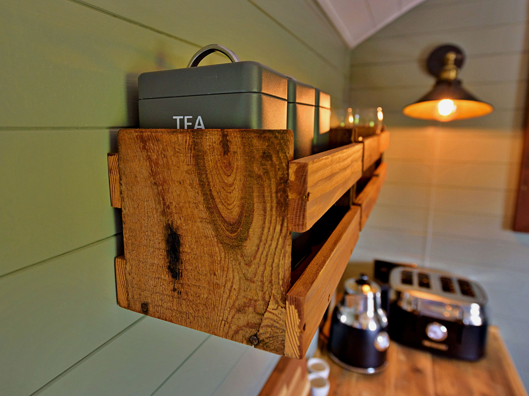 'Joan' Shepherds Hut-Drinnen