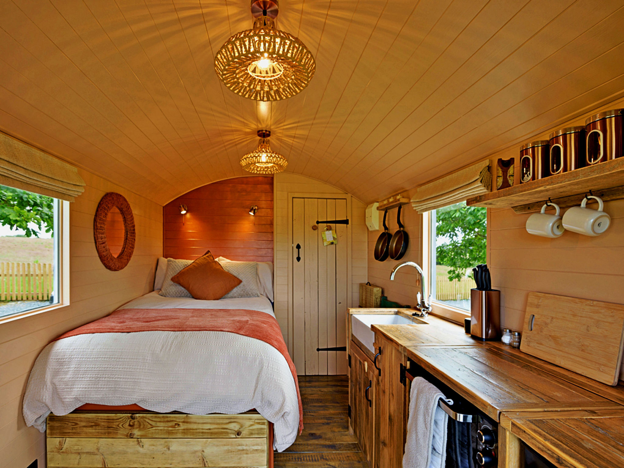 'Marared' Gypsy Hut-Drinnen