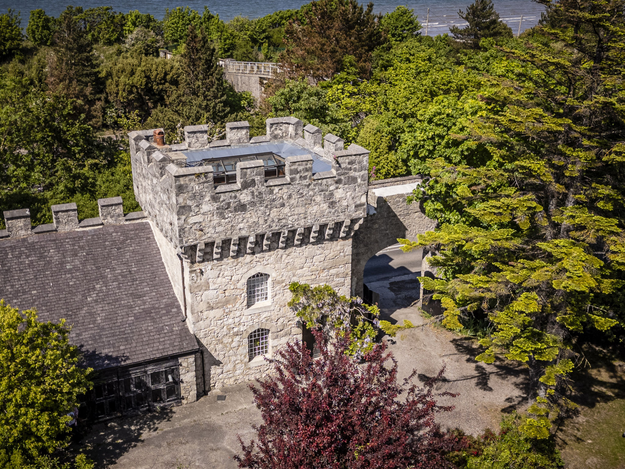 Hen Wrych Hall Tower-Outside