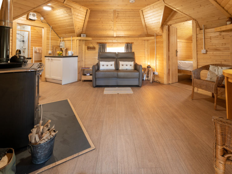 Vrijstaand chalet Birch Bothy in het bos bij Ballater in Logie Coldstone