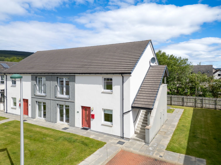 Vlakbij de golfbaan: Comfortabel appartement The Muir in Aviemore in Aviemore