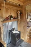 Knusse Shepherds Hut bij Loch Ness met uitzicht en houtkachel - thumbnail 4