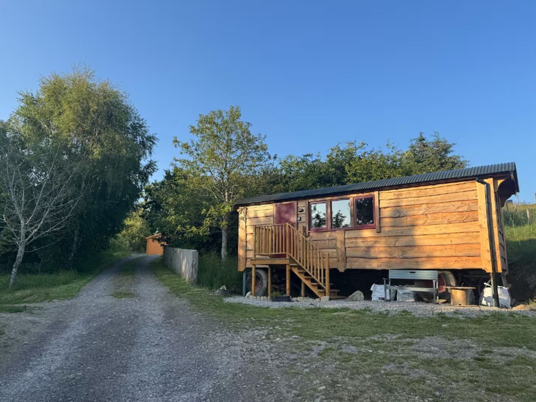 Shepherds Hut-Buiten