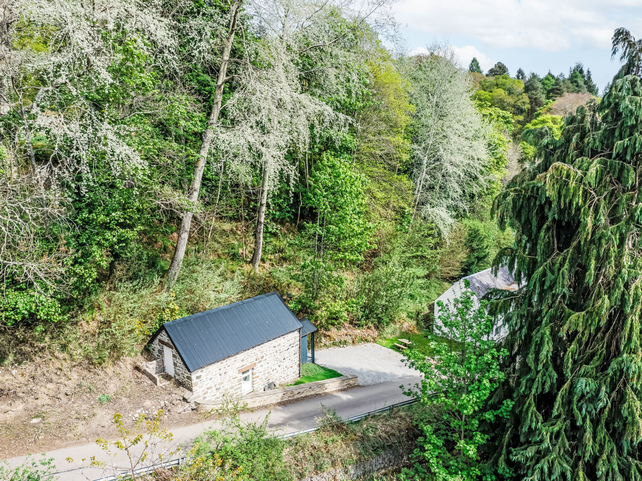 Wayside Bothy-Draußen