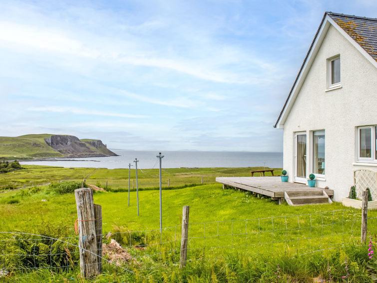 Zeezicht en rust in Orral Cottage, North Skye in North Skye