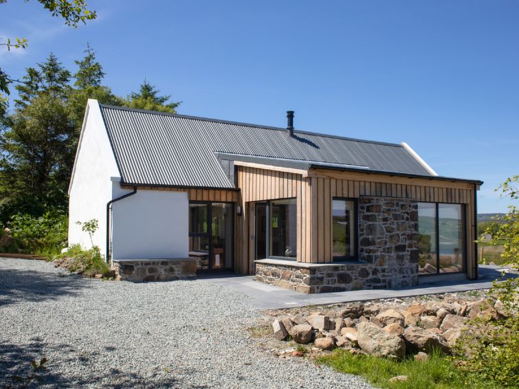 Meerzicht en rust in vakantiehuis Finnan's Byre op North Skye in North Skye
