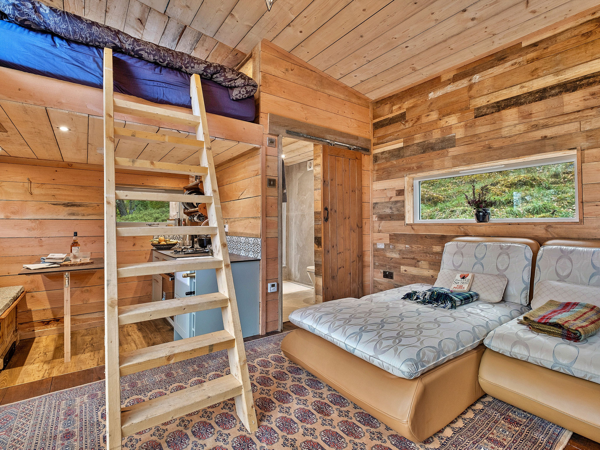 Cosagach Falls Cabin-Inside