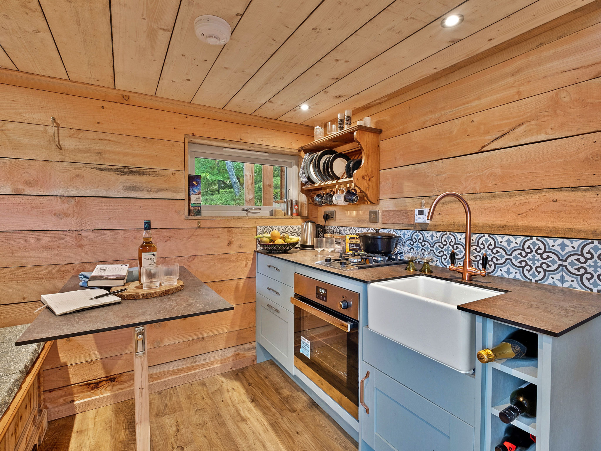 Cosagach Falls Cabin-Inside