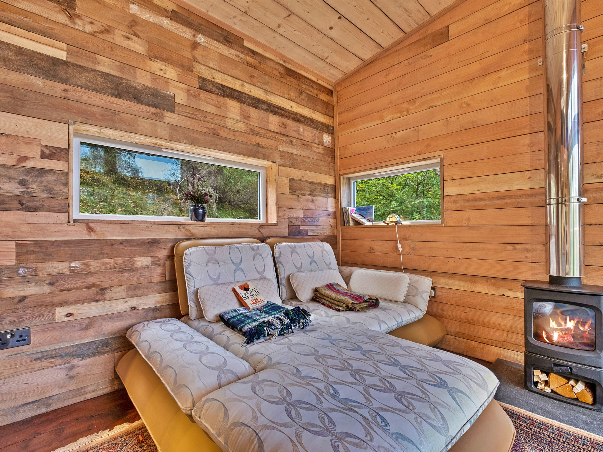 Cosagach Falls Cabin-Inside