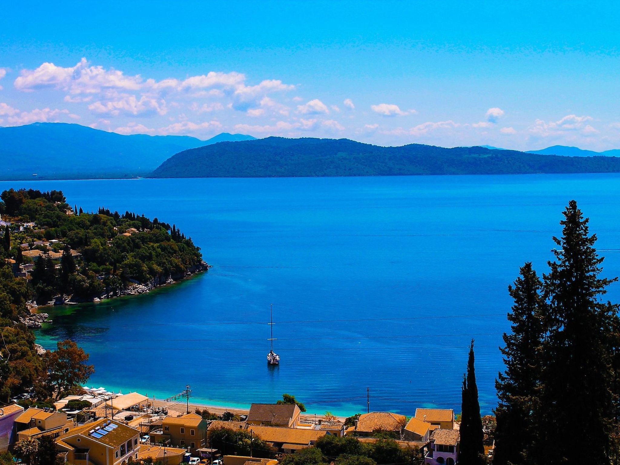 Wunderschöne Villa mit Panoramablick auf das Meer-Binnen