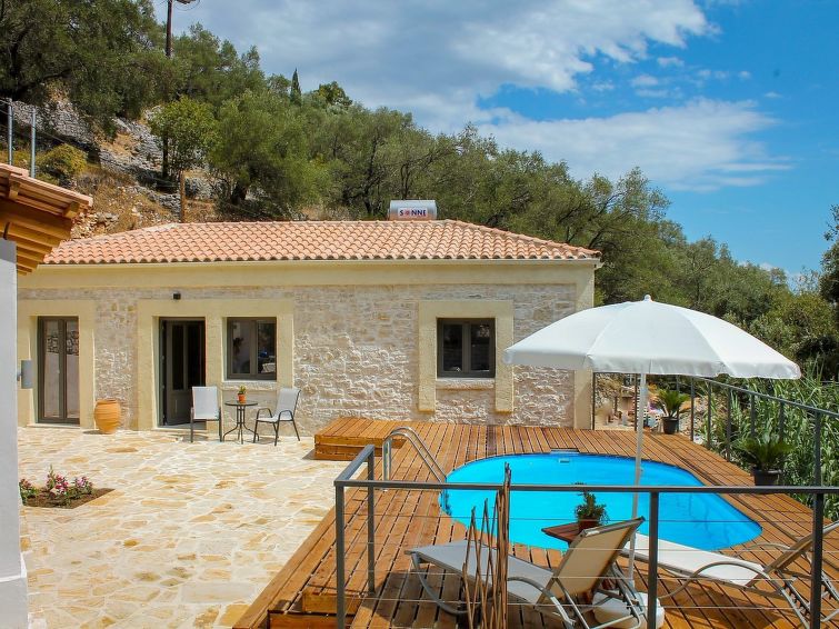 Villa Amfiliki In Der Nähe Der Agni-bucht Mit Privatem Pool - Korfu
