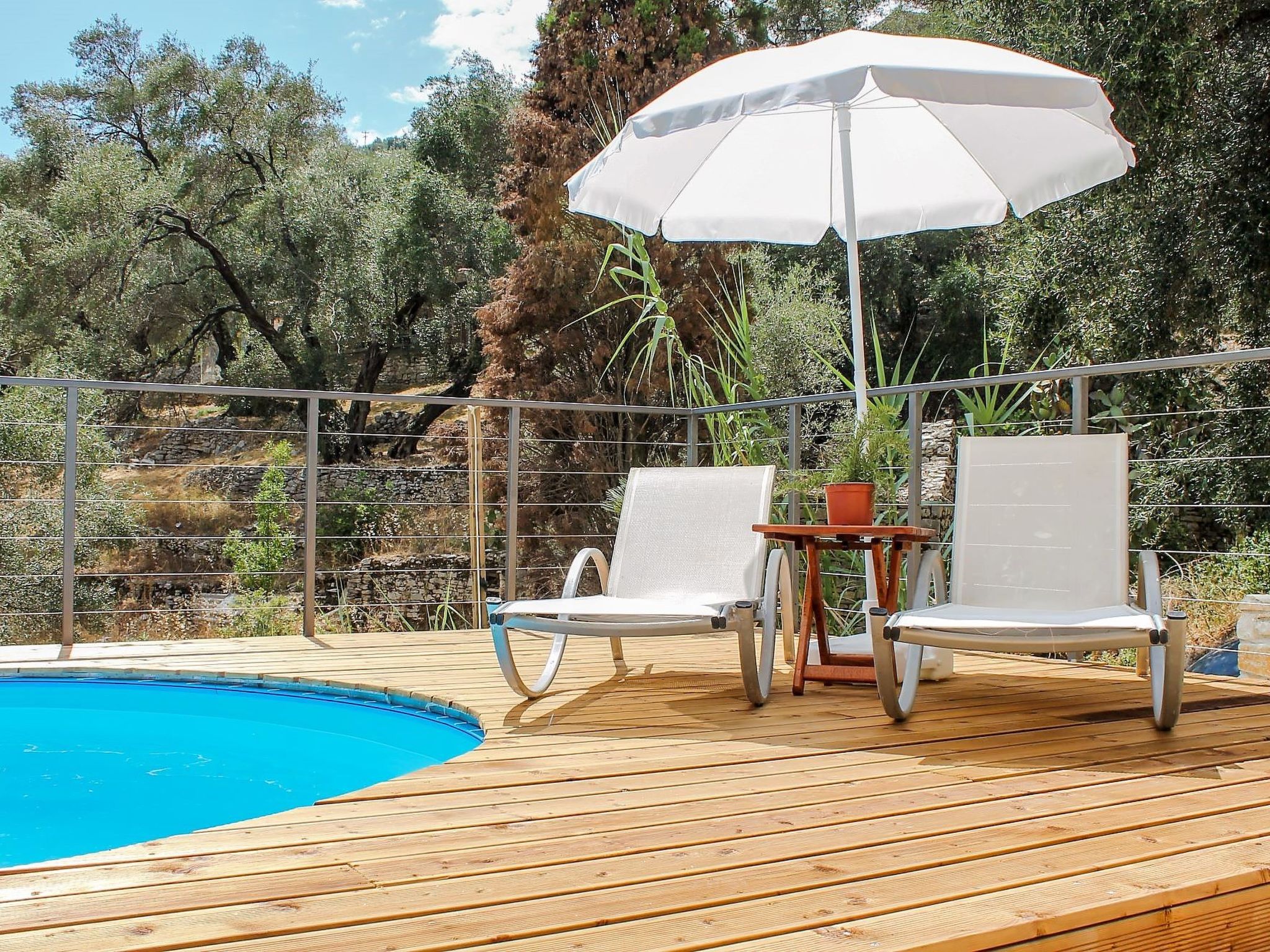 Villa Amfiliki in der Nähe der Agni-Bucht mit privatem Pool-Binnen