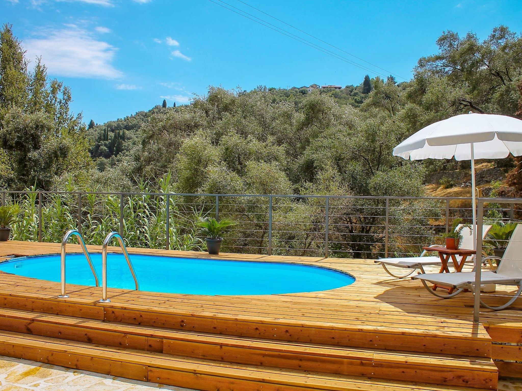 Villa Amfiliki in der Nähe der Agni-Bucht mit privatem Pool-Binnen