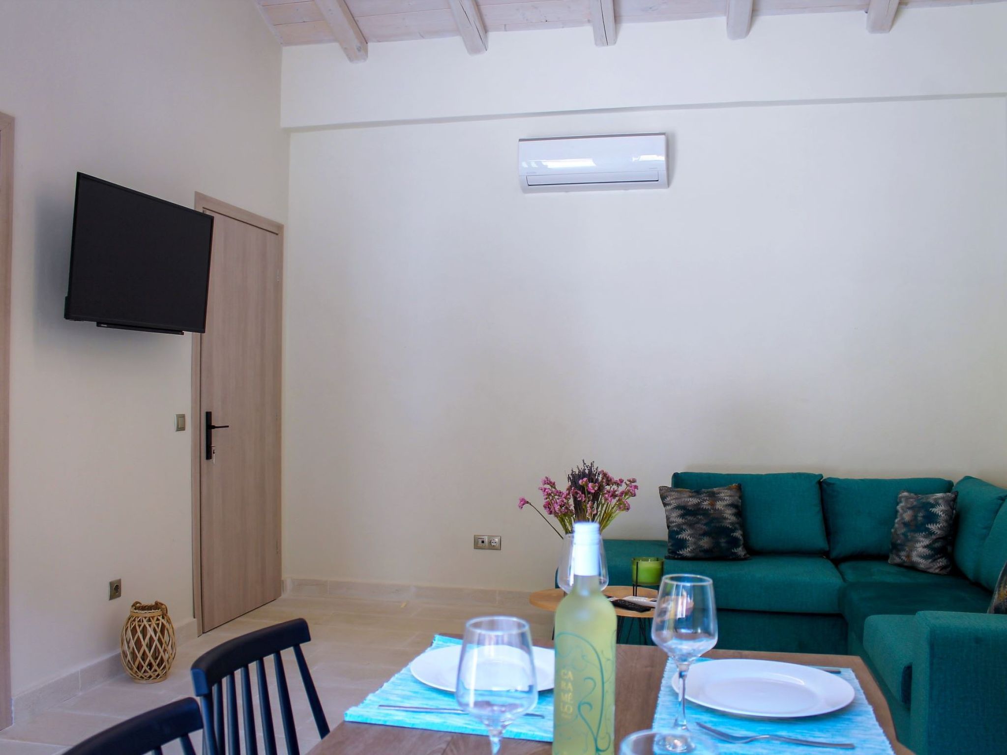 Villa Amfiliki in der Nähe der Agni-Bucht mit privatem Pool-Binnen