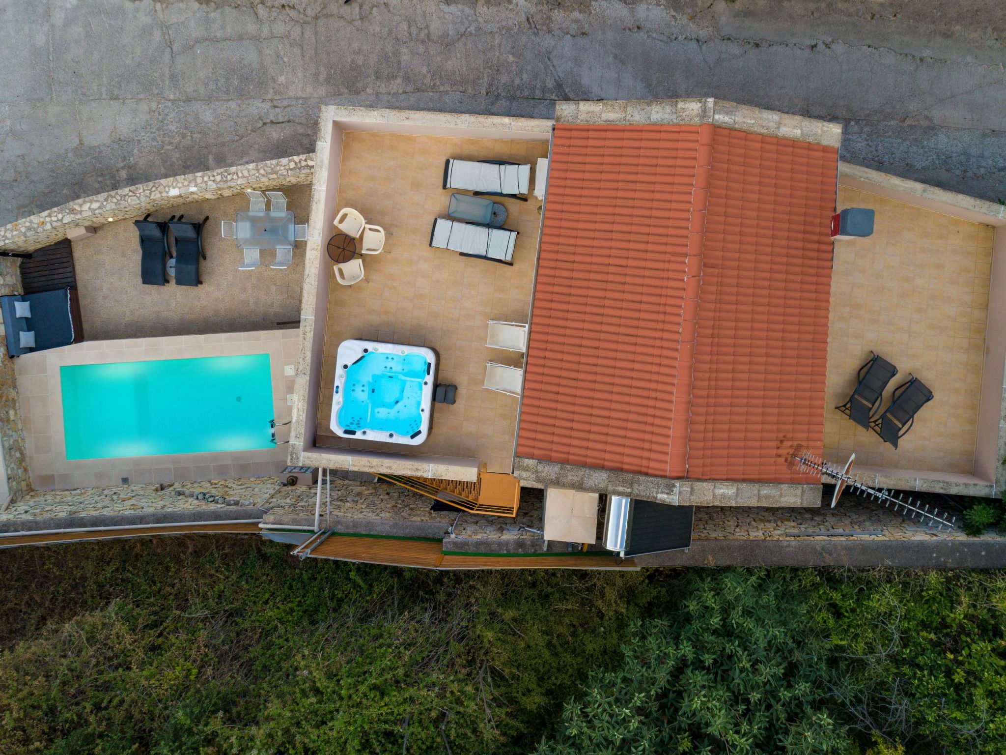 "Villa Aladanos" mit privatem Pool-Inside