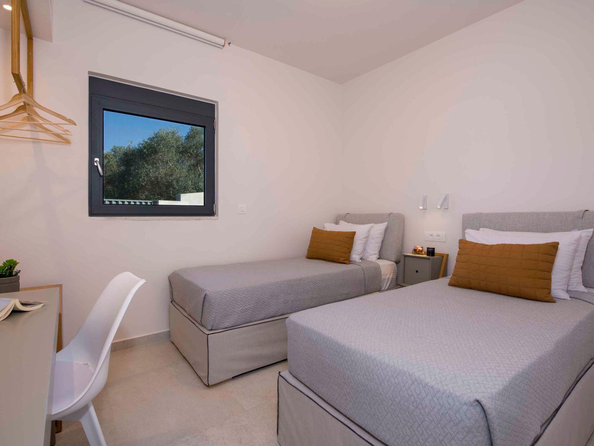 Kalyves Royal Villa-''Gratis''beheizter Pool, Fitnessraum, Meerblick-Binnen