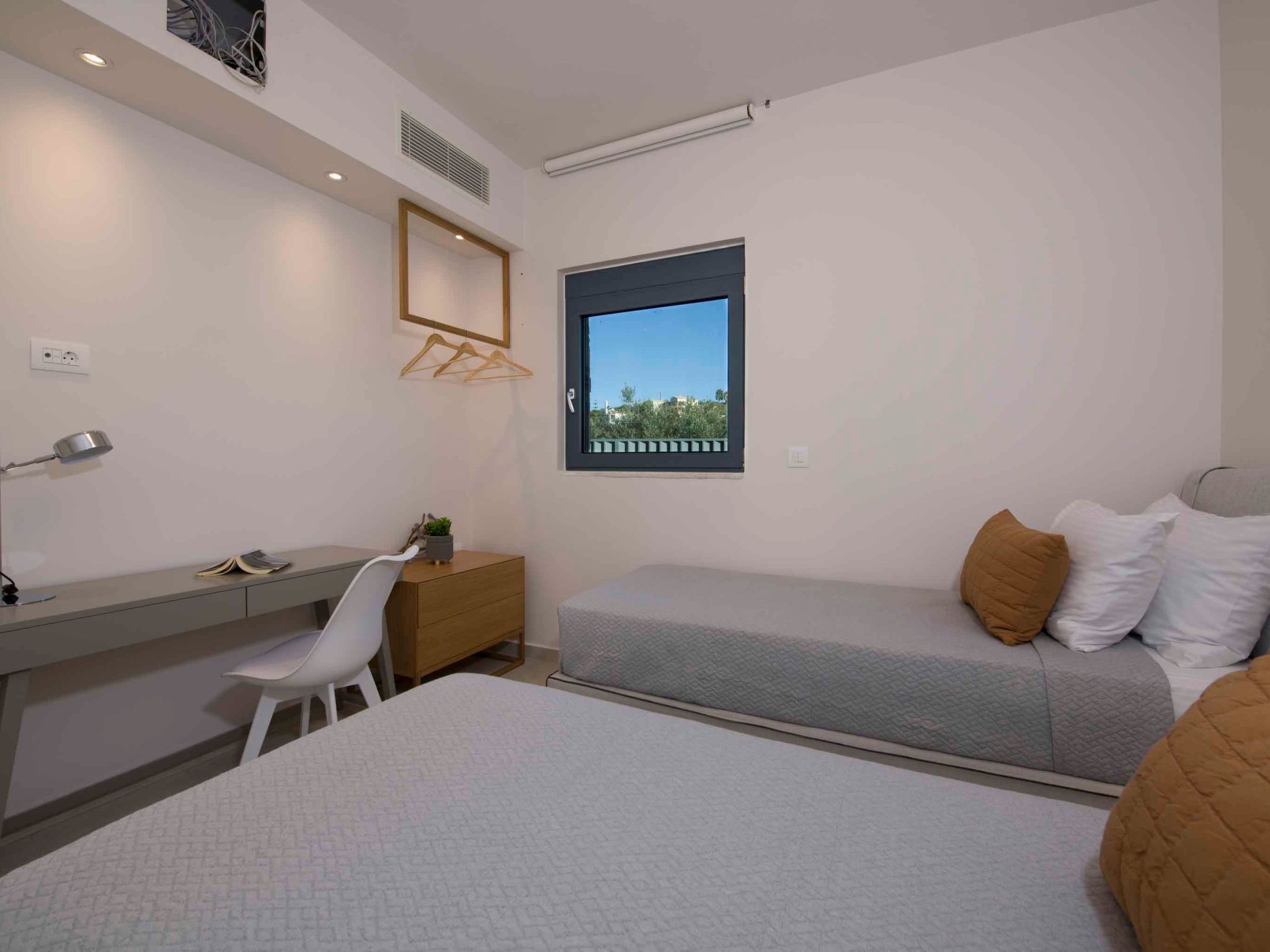 Kalyves Royal Villa-''Gratis''beheizter Pool, Fitnessraum, Meerblick-Binnen