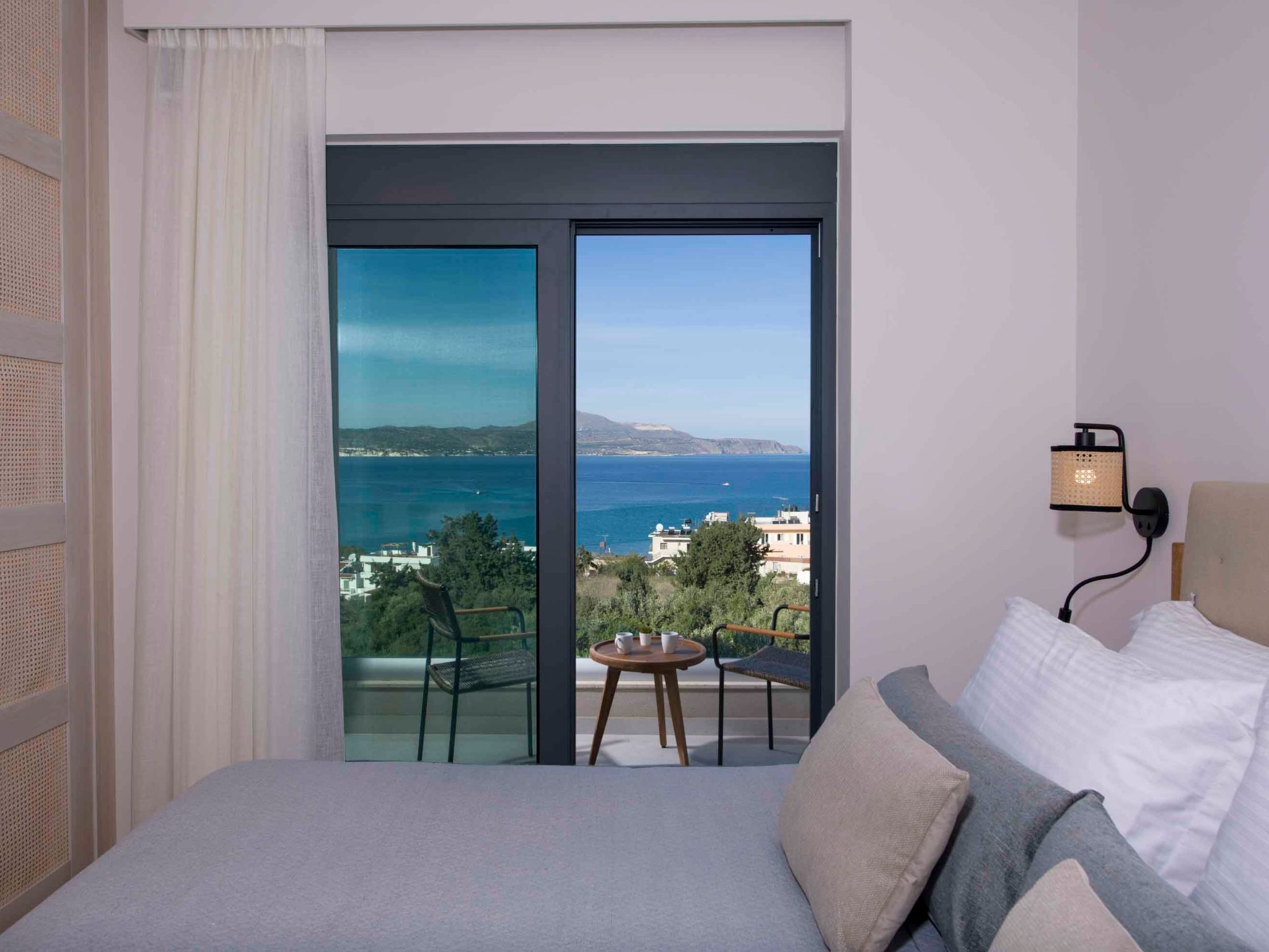 Kalyves Royal Villa-''Gratis''beheizter Pool, Fitnessraum, Meerblick-Binnen