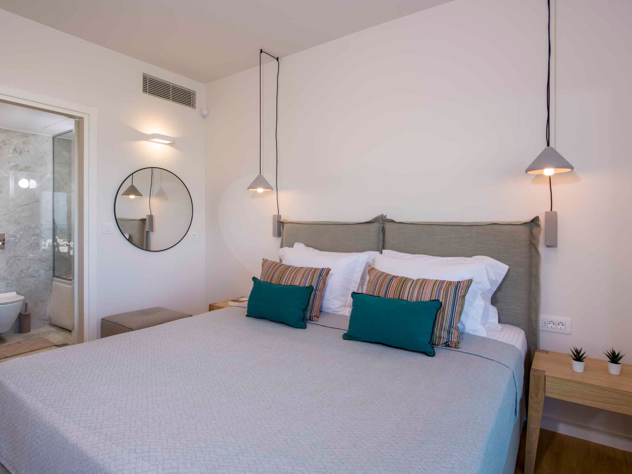 Kalyves Royal Villa-''Gratis''beheizter Pool, Fitnessraum, Meerblick-Binnen