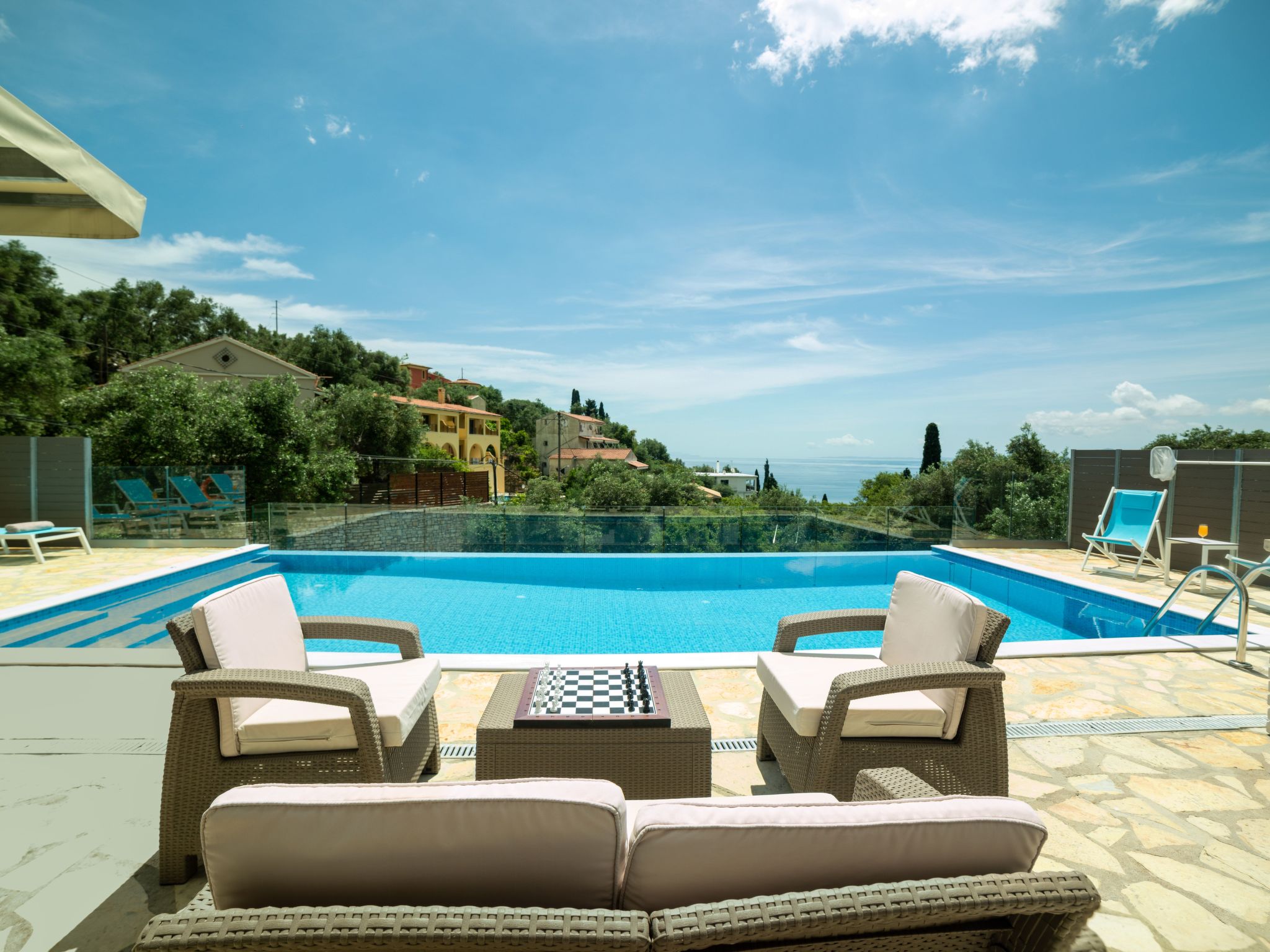 Villa Hera privater Pool Luxus-Dedans