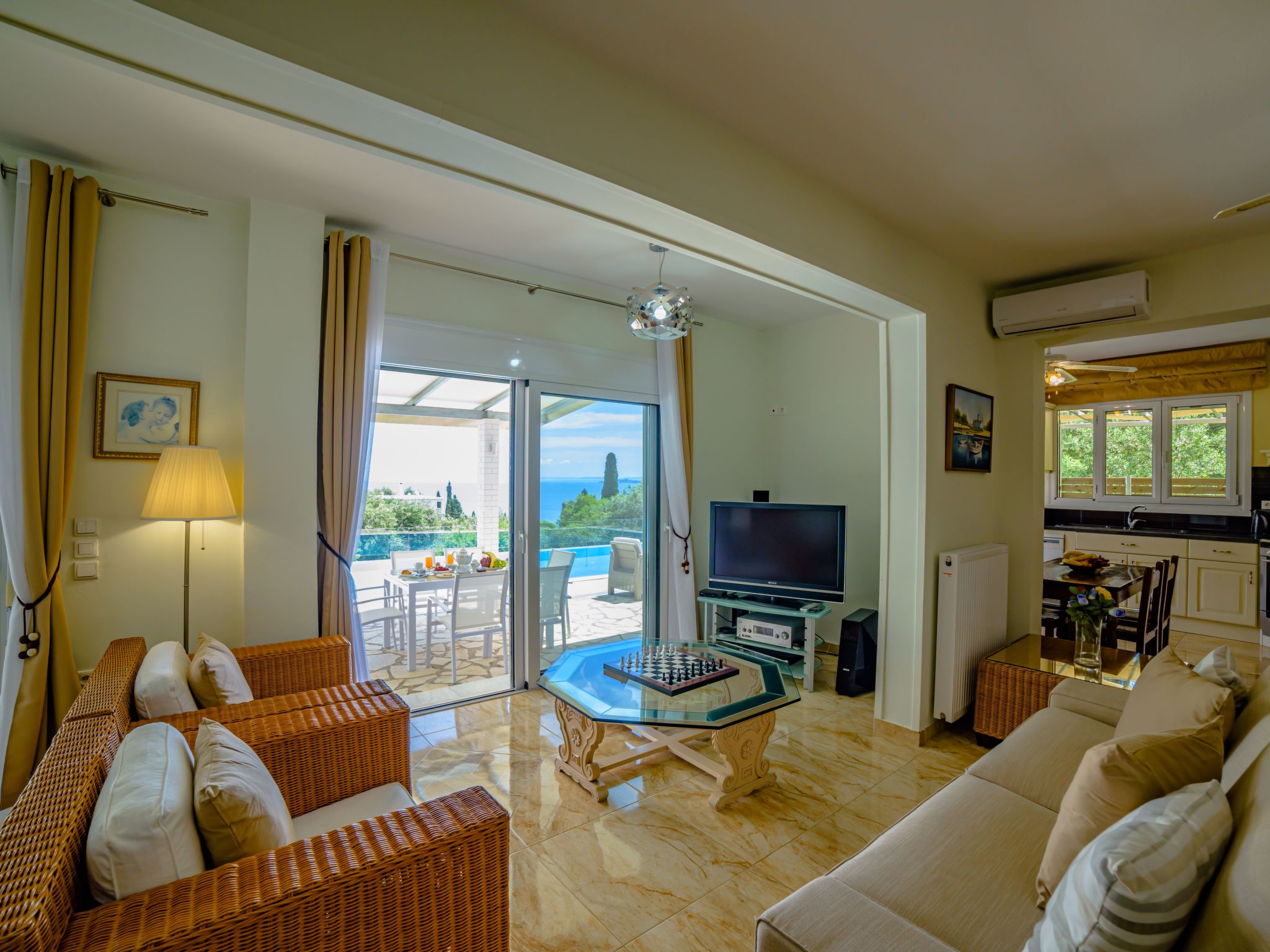 Villa Hera privater Pool Luxus-Dedans