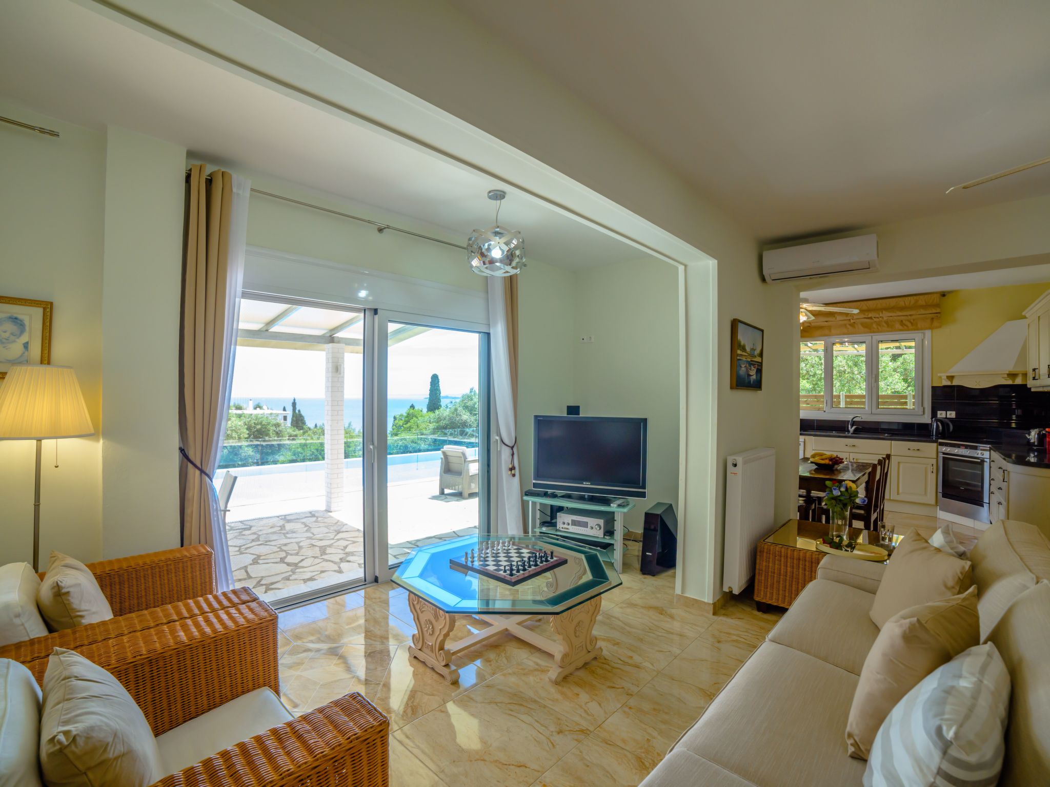 Villa Hera privater Pool Luxus-Dedans