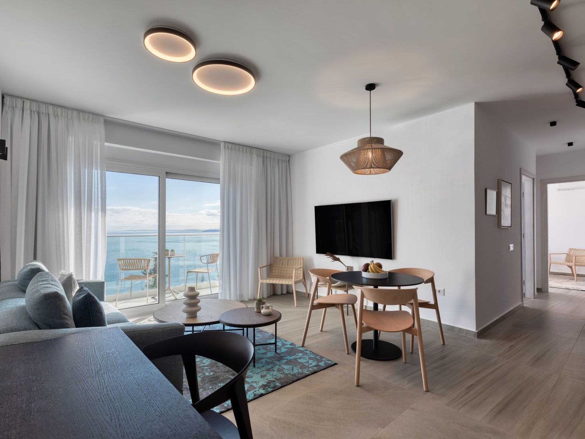 Luxuriöse Wohnung mit Meerblick Stoa Serenity-Binnen
