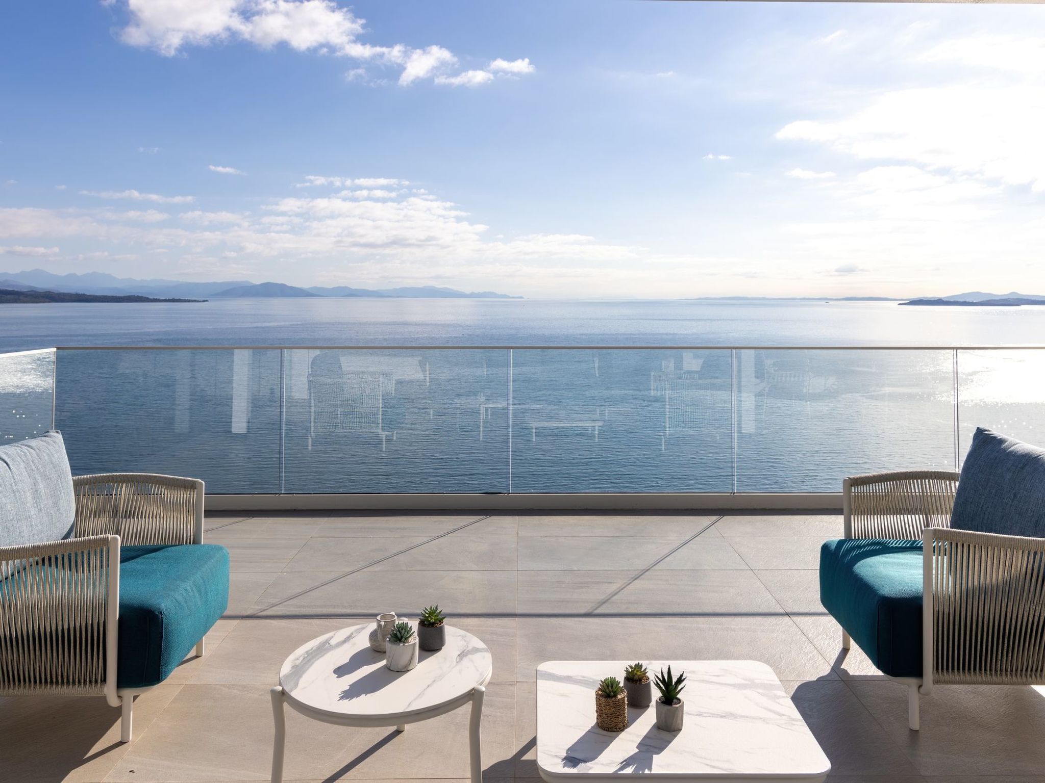 Luxuriöse Wohnung mit Meerblick Stoa Serenity-Binnen