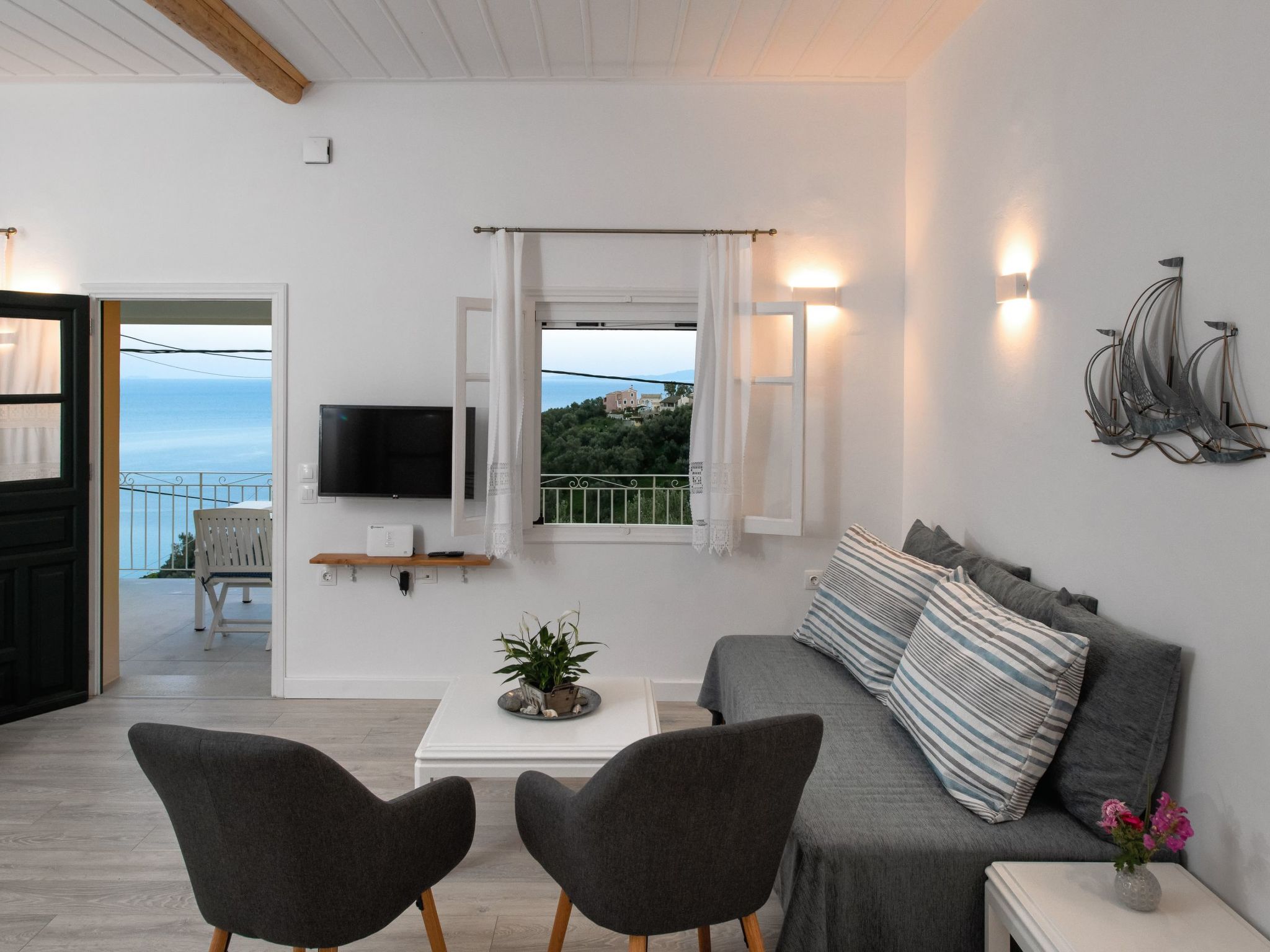 Studio mit atemberaubendem Blick auf das Meer-Binnen