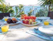 Villa Sotiris mit Pool und herrlichem Meerblick