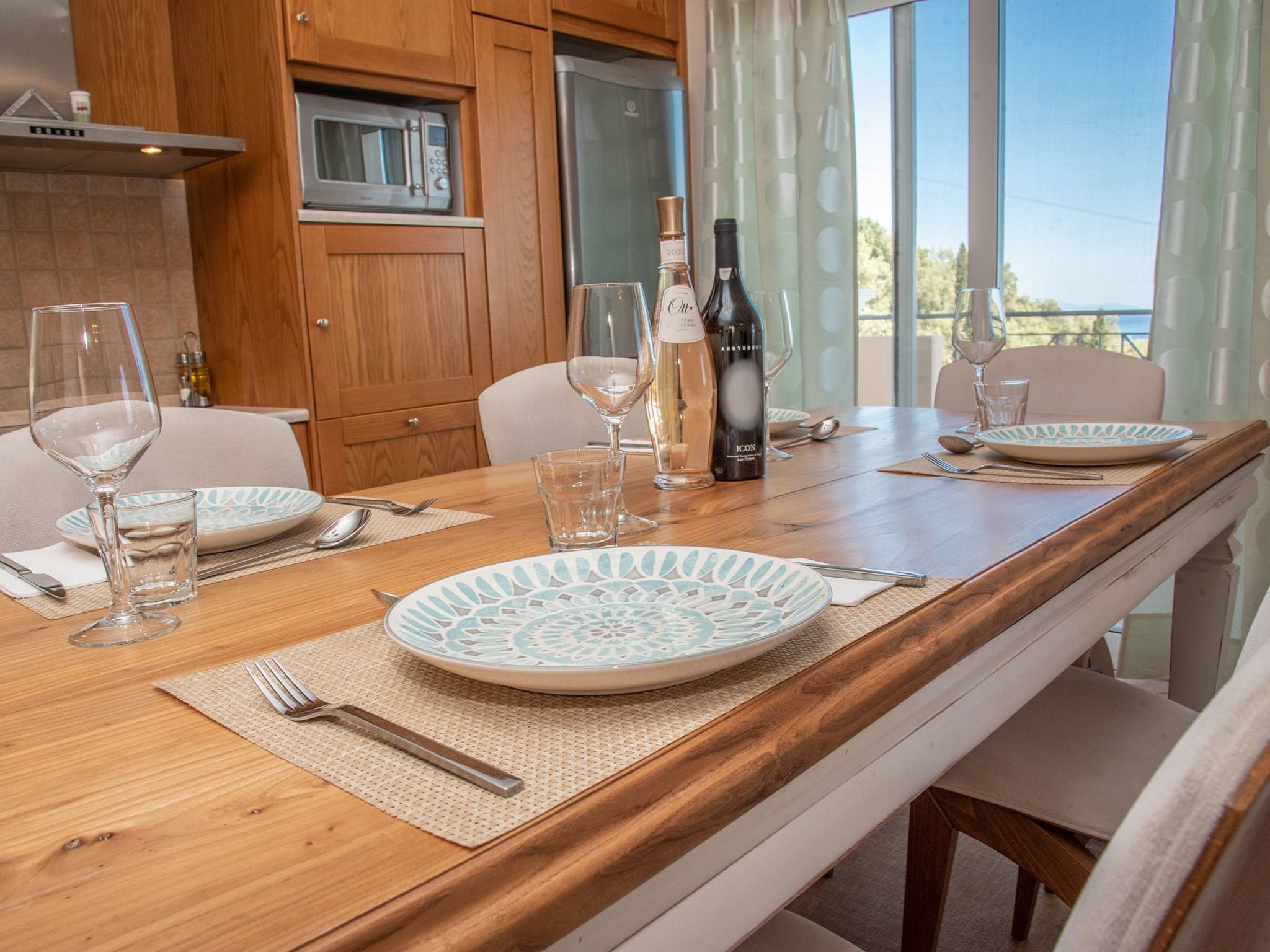 Villa Anthula mit Pool und herrlichem Meerblick-Binnen