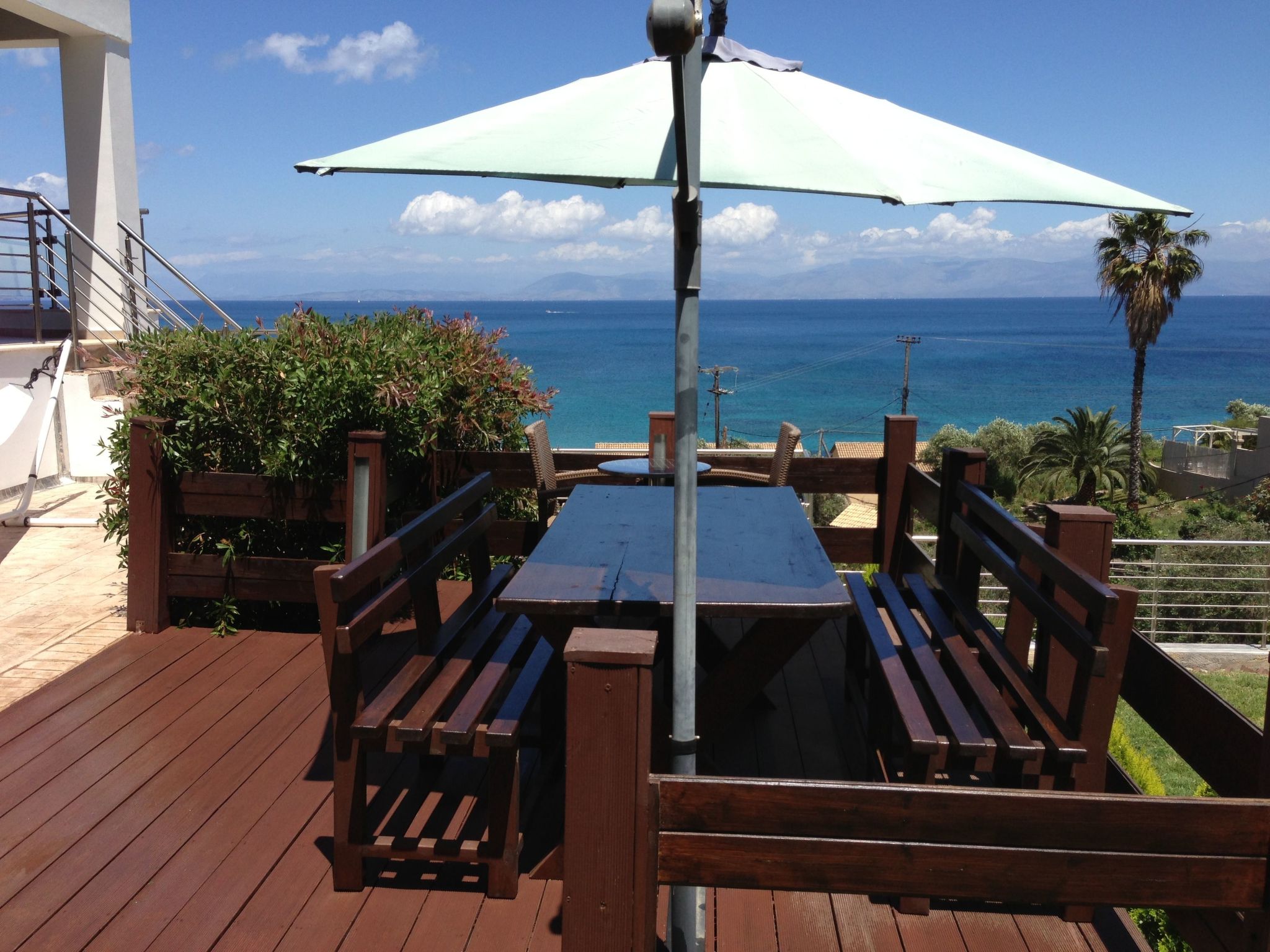 Ferienvilla mit Blick auf das Wasser