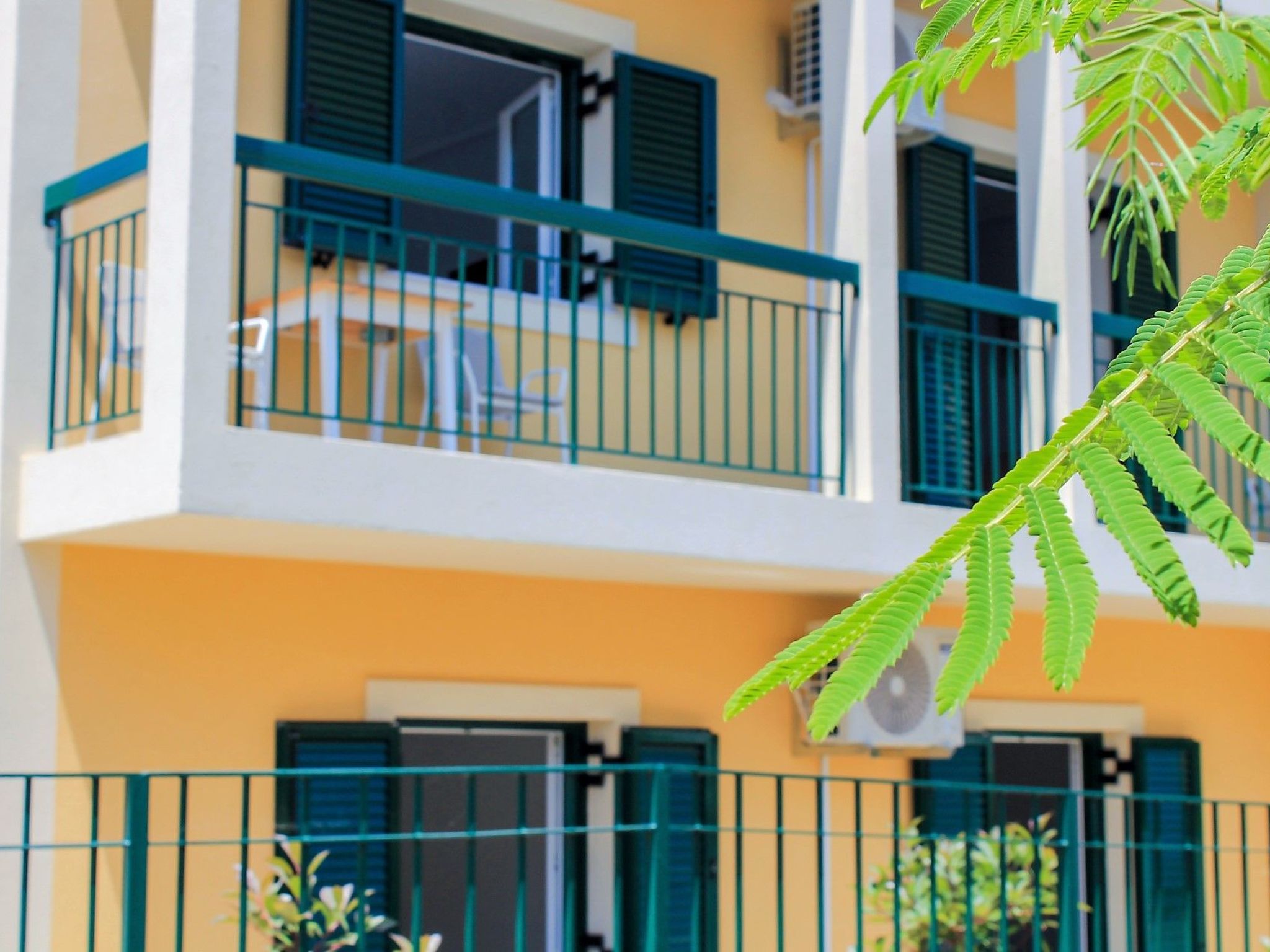 Stilvolle Zwei-Zimmer-Wohnung im Erdgeschoss in Kassiopi-Binnen