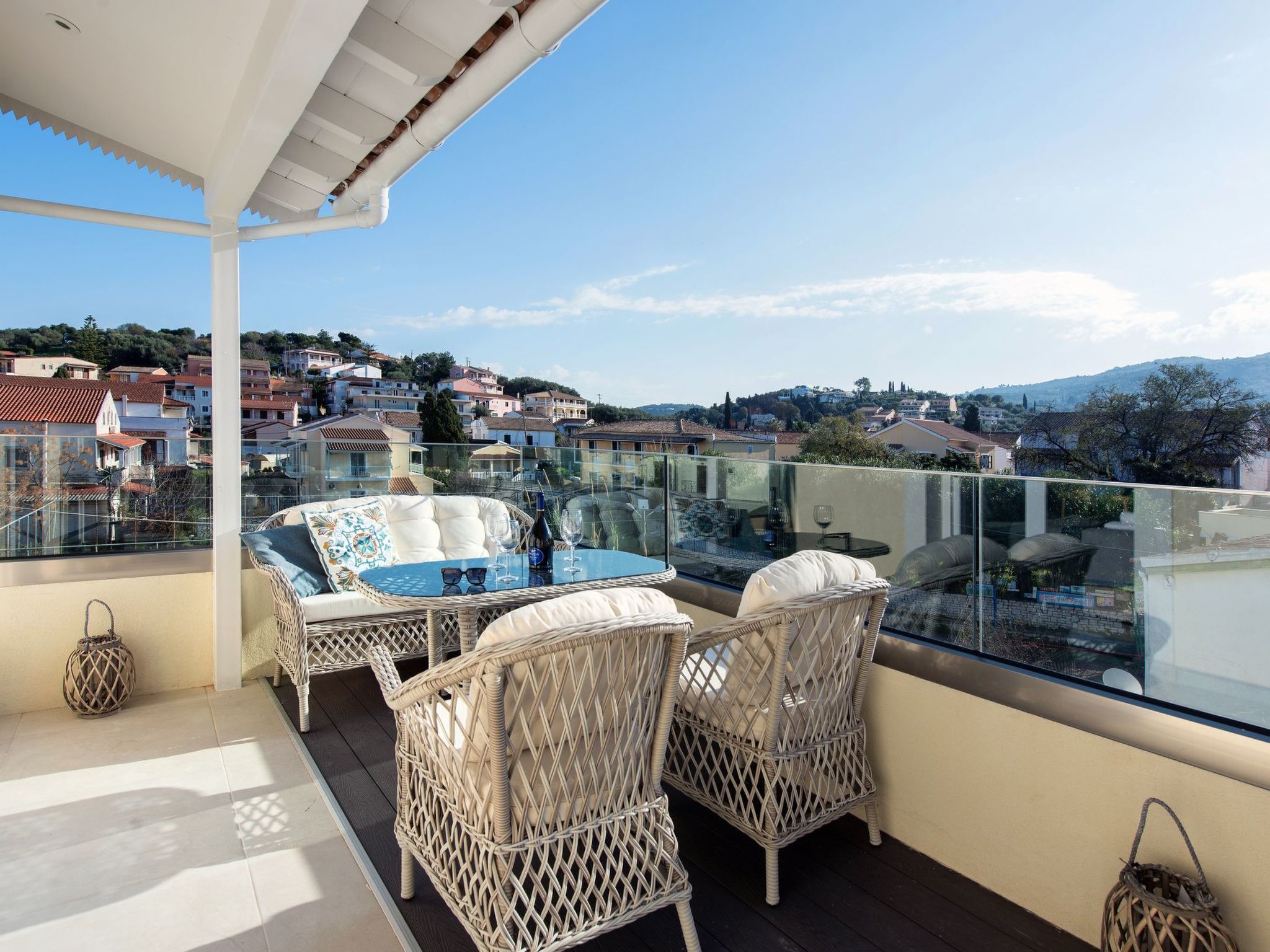 Elegantes Apartment mit zwei Schlafzimmern in Kassiopi-Binnen