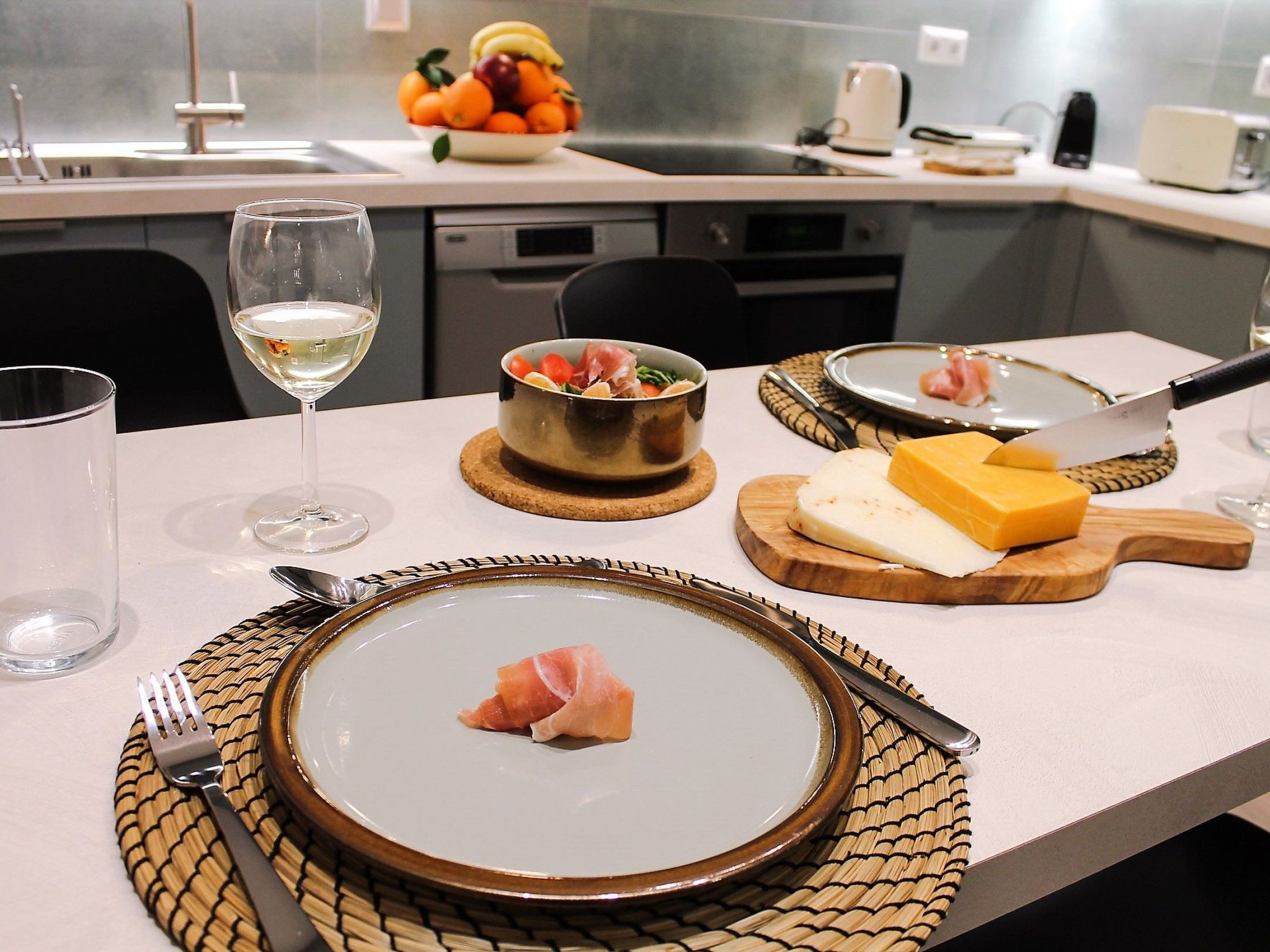 Elegantes Apartment mit zwei Schlafzimmern in Kassiopi-Binnen