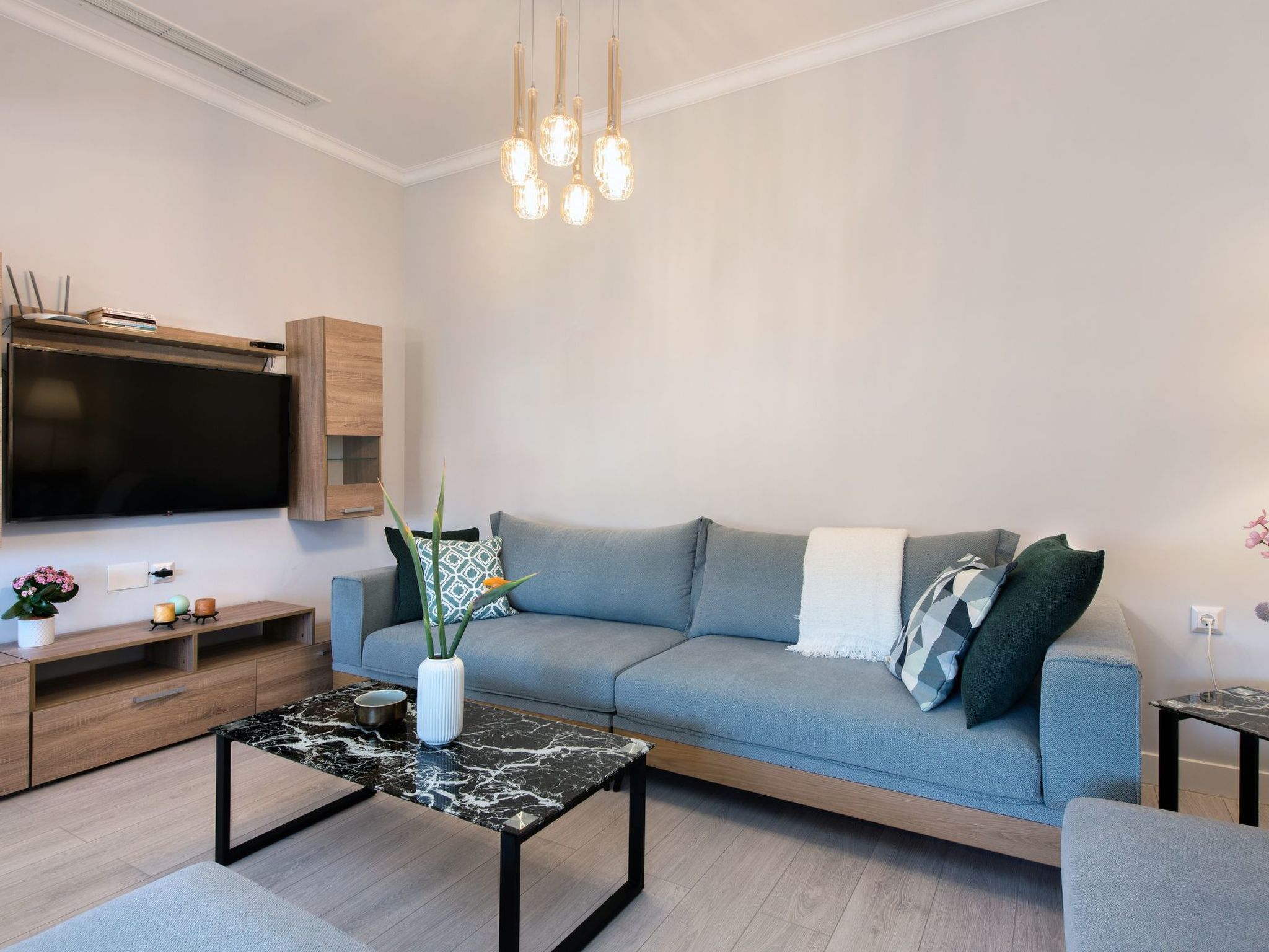 Elegantes Apartment mit zwei Schlafzimmern in Kassiopi-Binnen