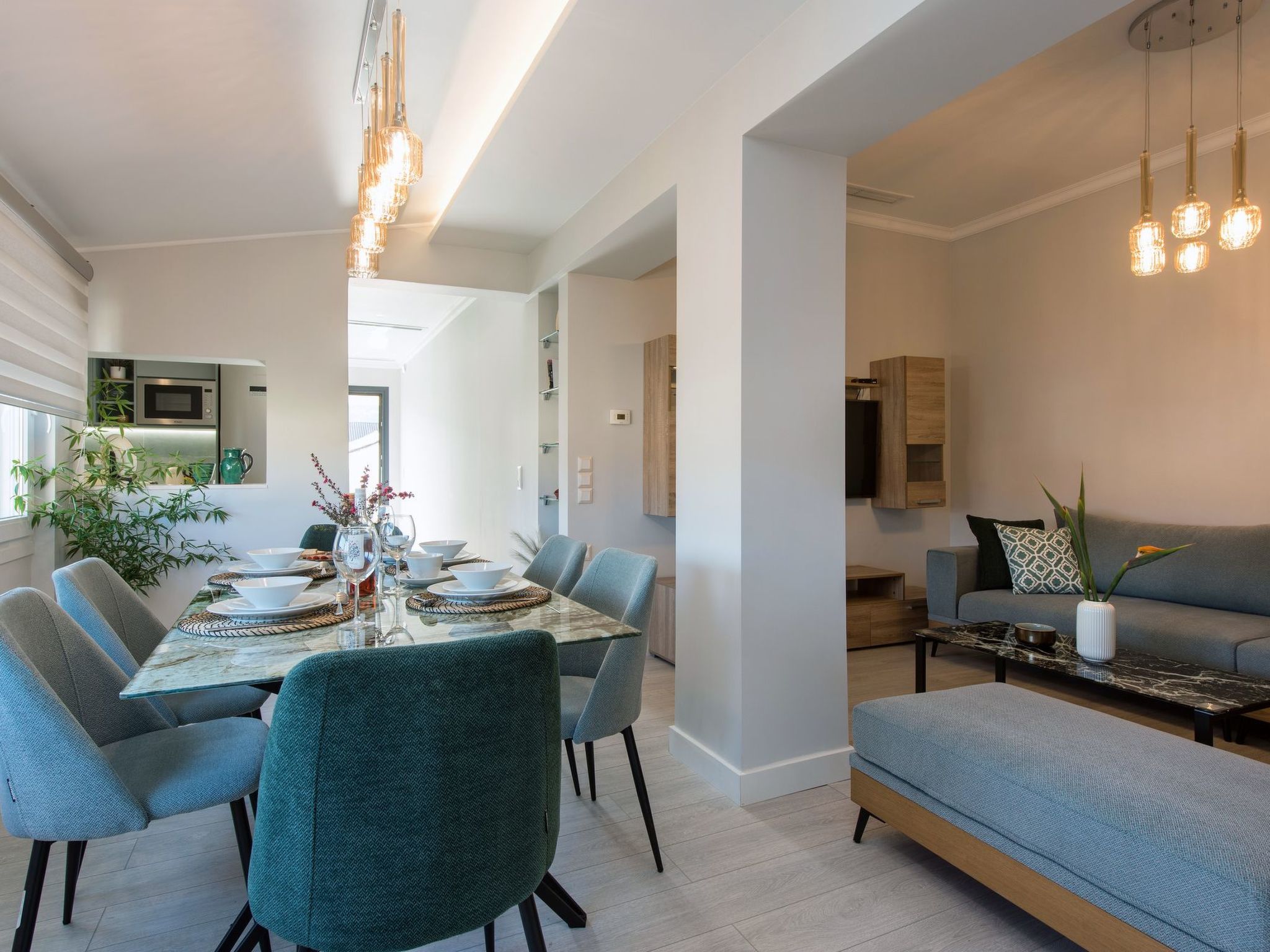 Elegantes Apartment mit zwei Schlafzimmern in Kassiopi-Binnen