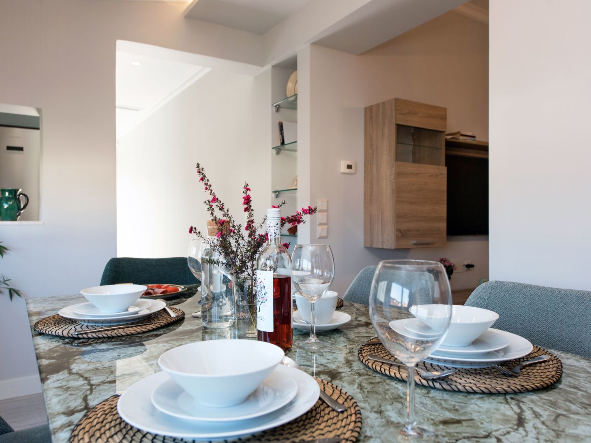 Elegantes Apartment mit zwei Schlafzimmern in Kassiopi-Binnen