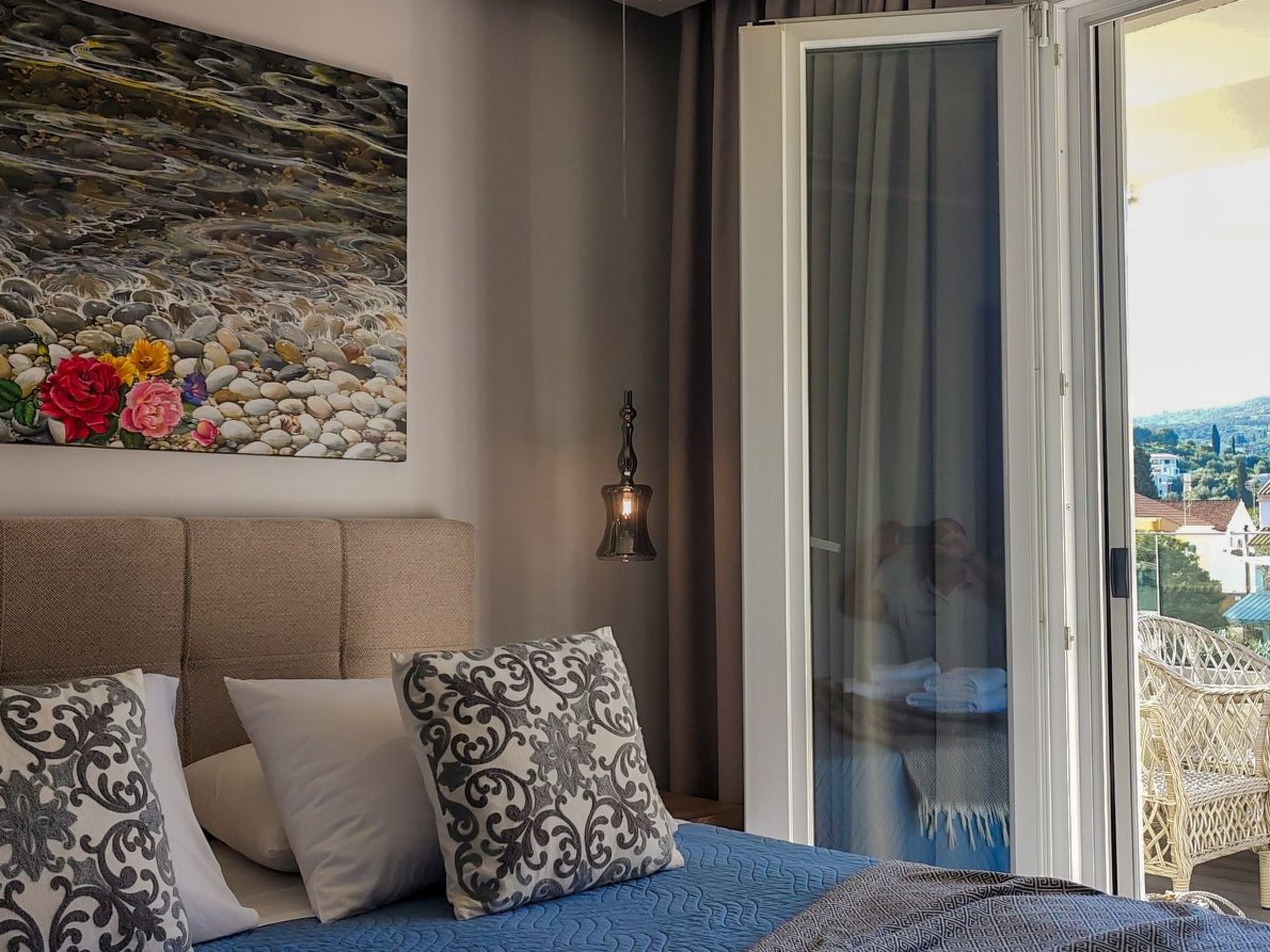 Elegantes Apartment mit zwei Schlafzimmern in Kassiopi-Binnen