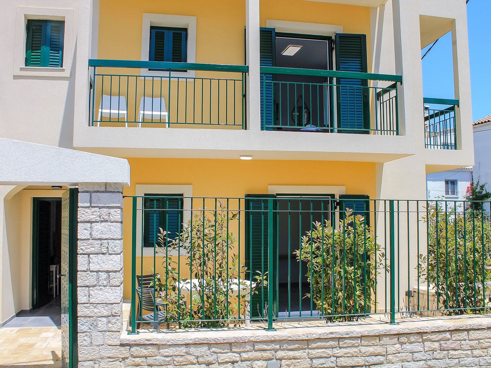 Stilvolle Erdgeschosswohnung Wave Dio in Kassiopi-Binnen