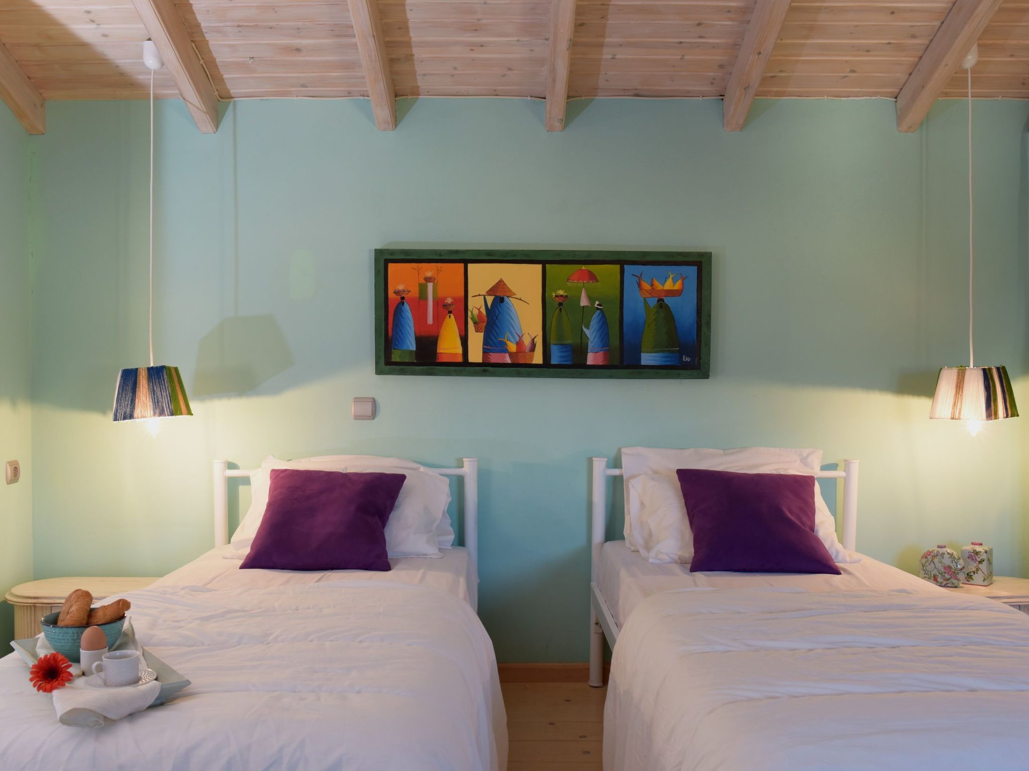 Charmantes Steinhaus in Agios Matheos-Binnen