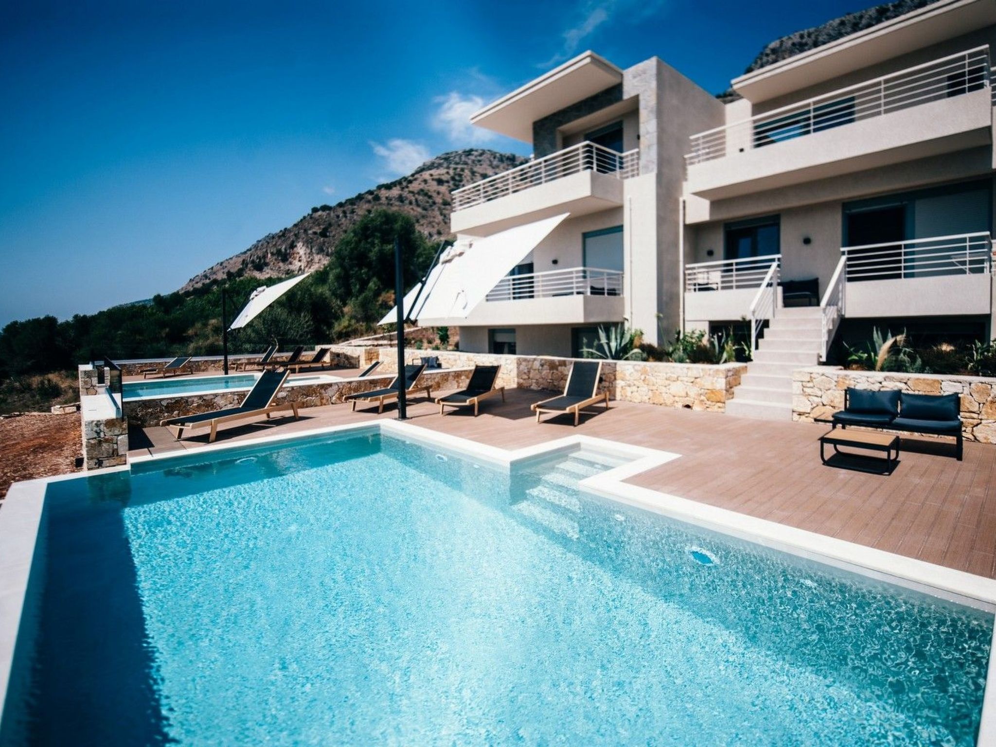 Villa für 8 Pers with pool in Plataria - Kynthia