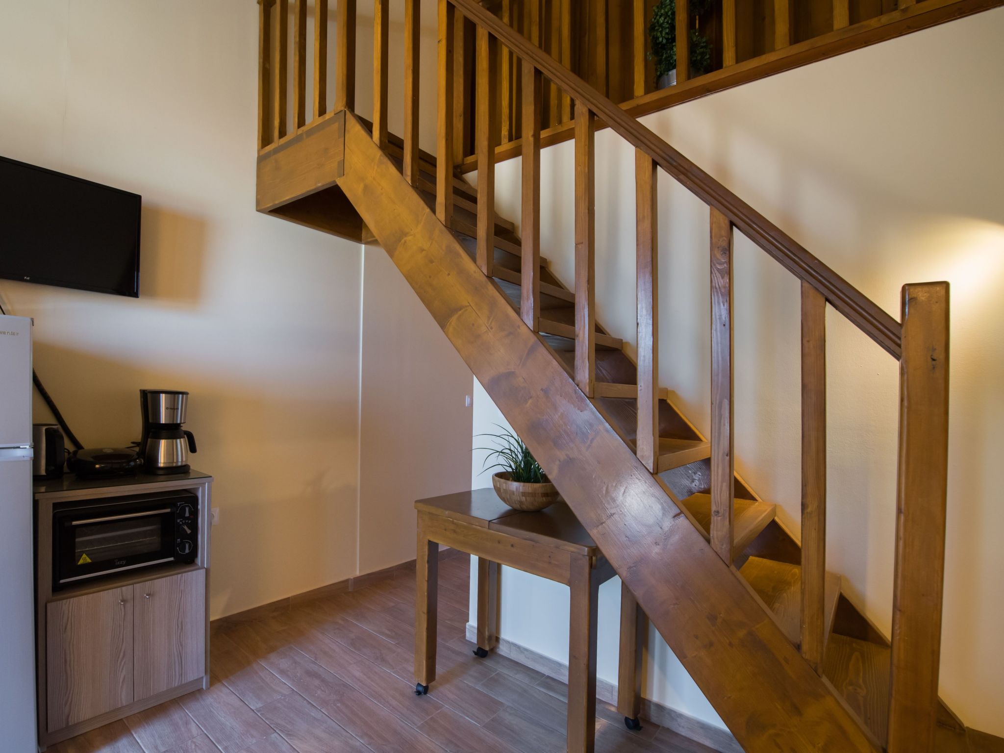 Eine unabhängige, voll ausgestattete Wohnung direkt am Meer.